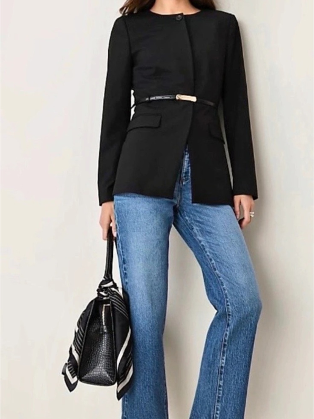 Ann Taylor The Straight Jean High Rise Size 0 Regular